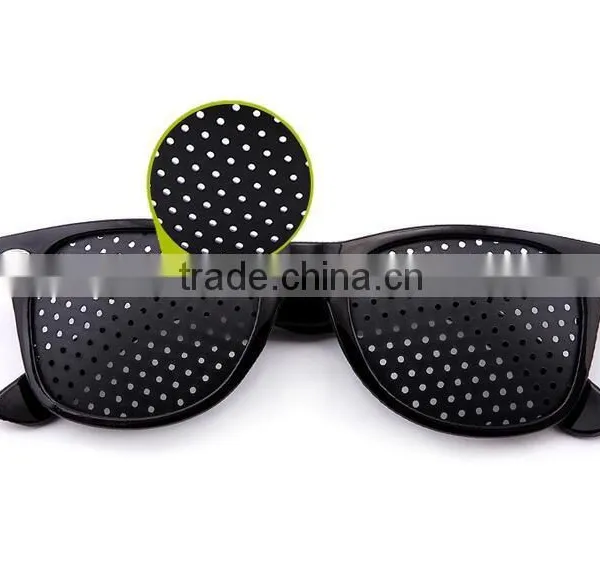 New Eyesight Improve Vision Care Pinhole Spectacles/Black Eyesight Improvement Vision Care Exercise Eyewear Pinhole Glasses Trai