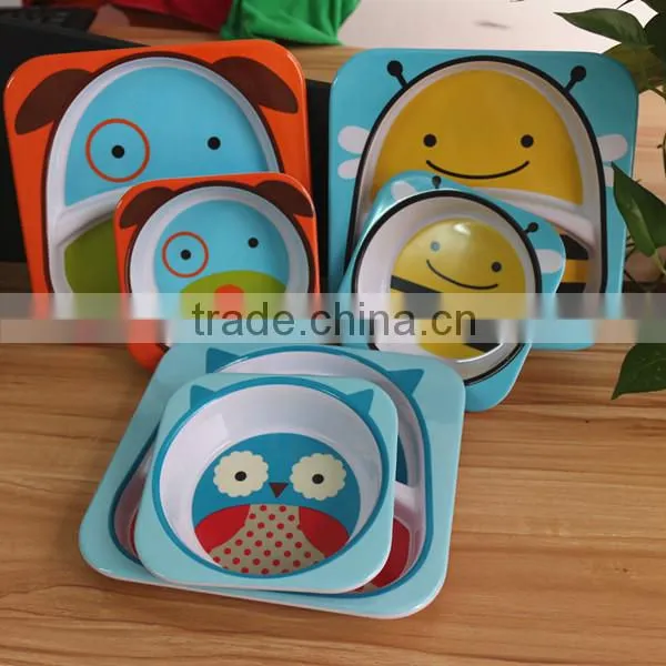 Hot Plastic Printing Melamine Dinner Set photo-4