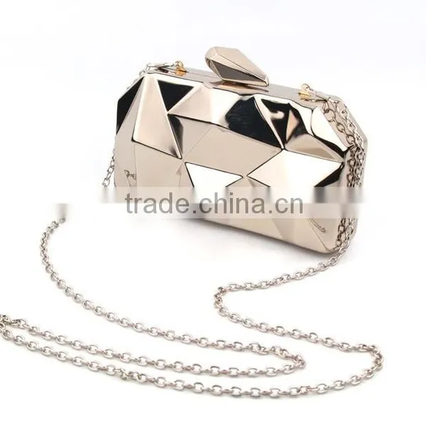 China Wholesale Woman Bag Box Clutch Evening Bag Metal Bag Clutch Evening Bags China Wholesale photo-5