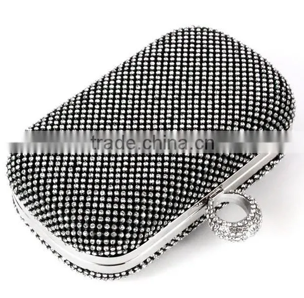 Ladies Evening Party Bags Box Clutch Evening Bag Crystal Clutch Bag photo-3