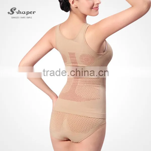 S-SHAPER Tourmaline Dot Shapewear Seamless Full Body Shaper Suit photo-3