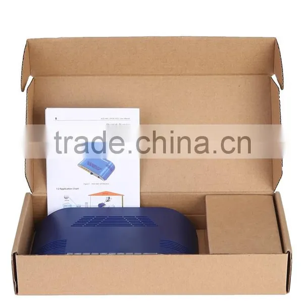 2GE+1FXS+Wifi GPON ONT 2 RJ45 + 2 Telephone RJ11 Port Gigabit Passive Optical Network ONU Device photo-4