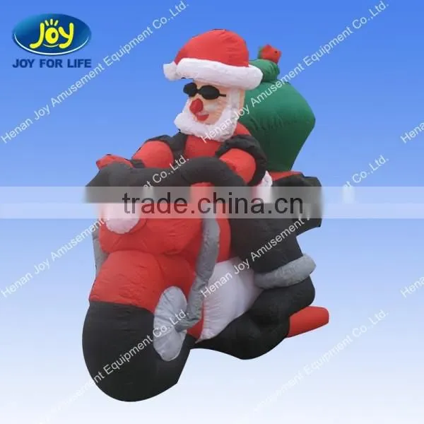 Promotion Outdoor Christmas Inflatable Santa With Camper photo-4