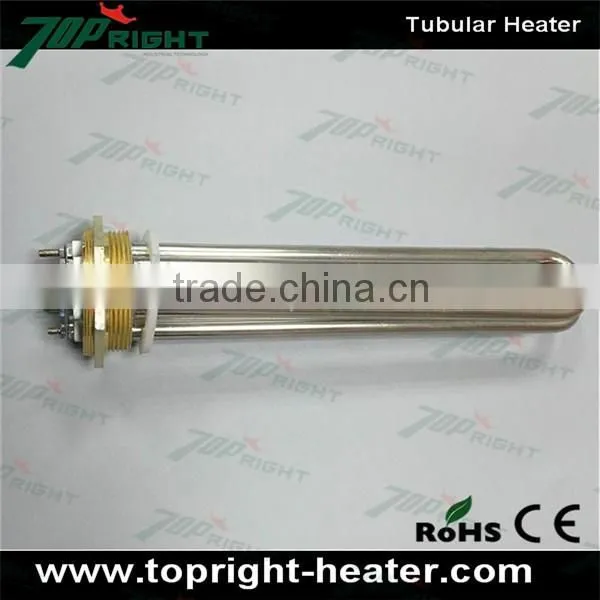 Topright High Density 6kw U Type Industrial Brass Flange Electric Tubular photo-3