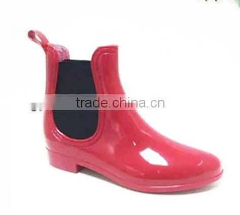 2014 New Style Lady Ankle Rain Boots