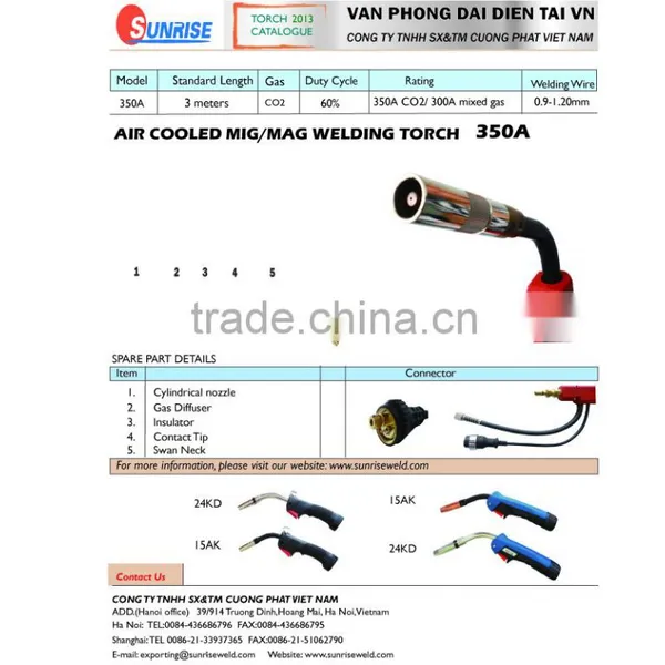 Water Cooled Air Cooled TIG Torch Argon Torch WT 18,WT 26 TIG Welding Torch WP26 for TIG TIG-200S TIG-200A Welding Machine photo-4