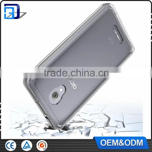 Hot! Acrylic TPU Ultra Thin Clear Transparent Plastic Cases Cover For Alcatel Fierce 4 Phone Accessories Mobile photo-6