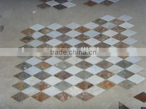 Peacock Mosaic Bathroom Floor Tiles for Sale photo-3