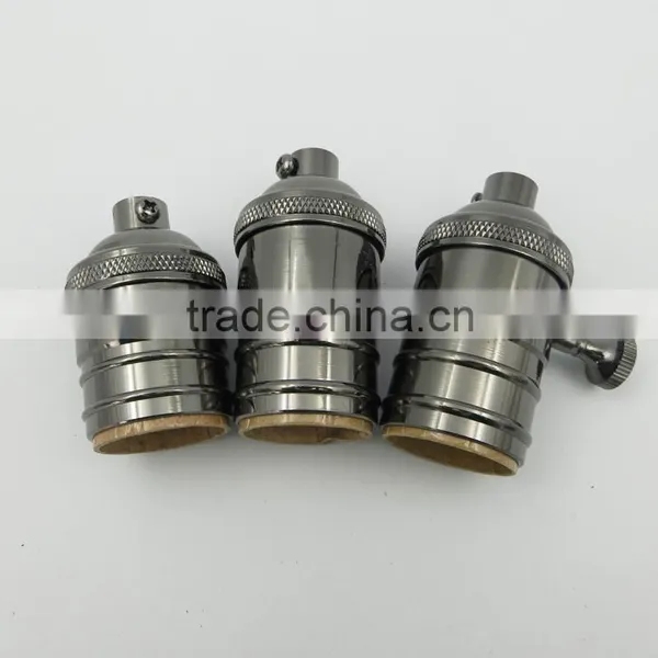 Retro Vintage Edison E26 E27 Screw Brass Holder Lamp Bulb Holder Pendant Lighting Socket photo-4