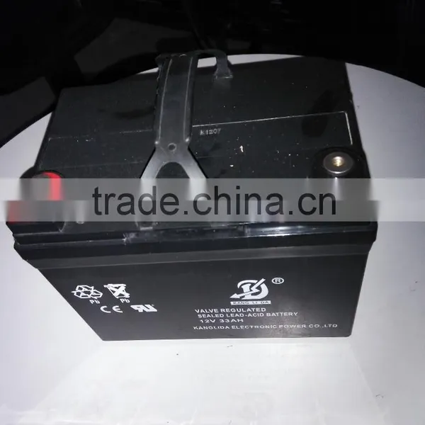 12v33ah Rechargeable Deep Cycle Solar Battery Manufacturer in China photo-3