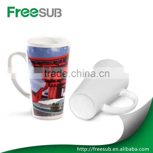 Wholesale Blank White Sublimation Plastic Coffee Mug for Sublimation Printing photo-6