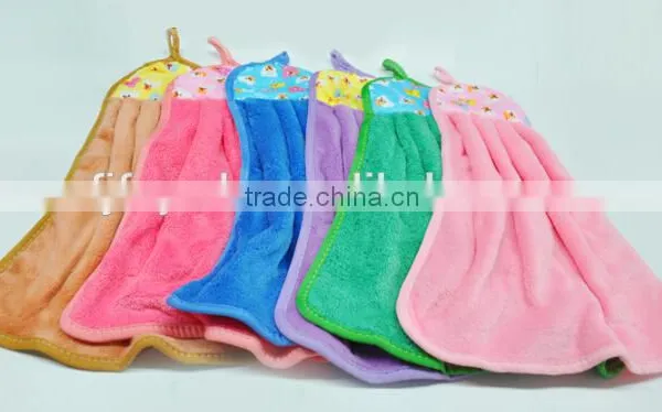 2016 Thick Strong Water Absorption Coral Velvet Softtextile Hand Towel for Home photo-3