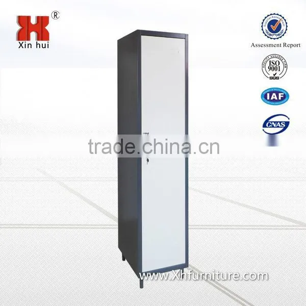 High Quality Single Door Staff Clothes Locker Metal Closet Wardrobe photo-4