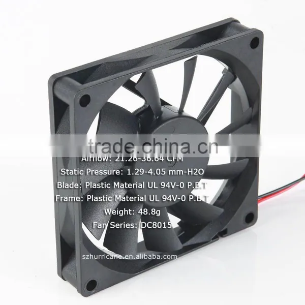 80mm Dc8015 12v dc Electric Fan