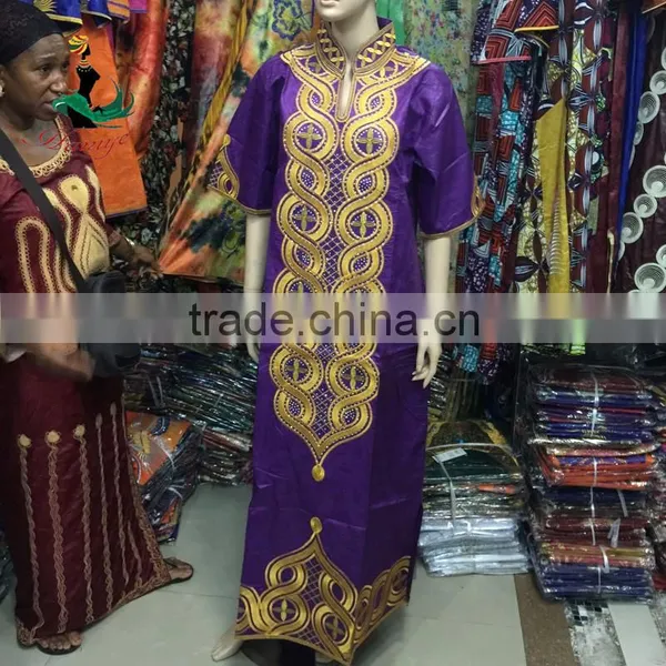 2016 Haniye Hot Sale Nigeria Bazin Riche Dresses for African Women photo-3