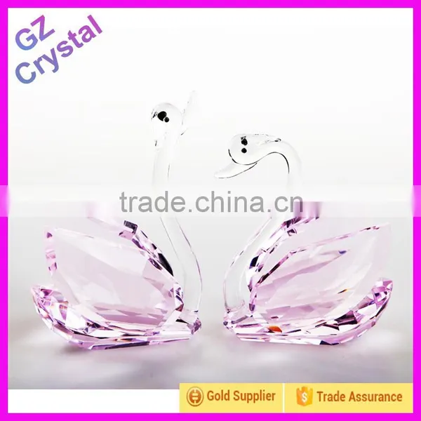Shining Special Souvenir Crystal Swan Centerpieces photo-4
