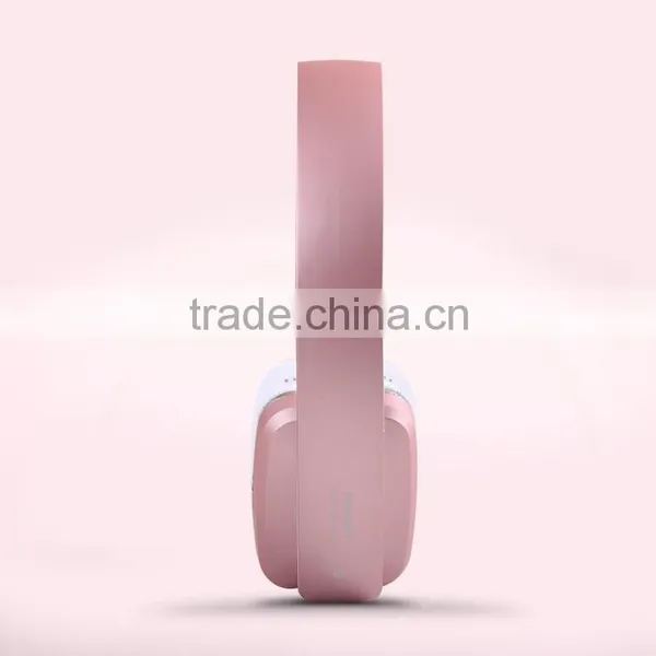 SNHALSAR S580 Headphone, New Bluetooth Headsets, Pink Lovely Headphones photo-3