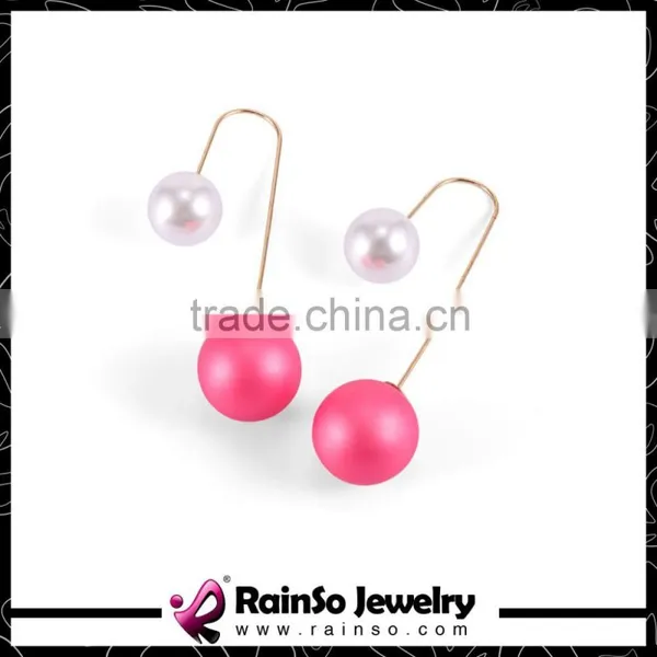 Girls Stud Earrings With Candy Color Balls