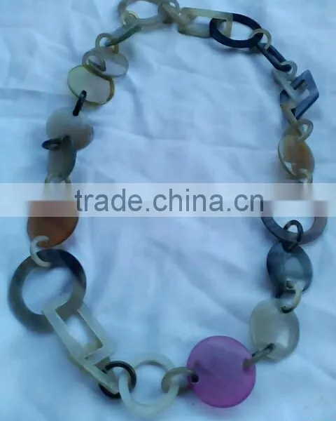 Buffalo Horn Necklace Jewelry Stylish & Fashion Jewelry Necklace Latest New Design Pic in India 2016 for Girls photo-2