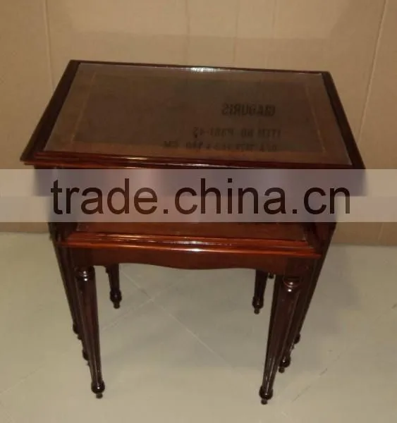 Antique French Nest of Three Tables photo-2