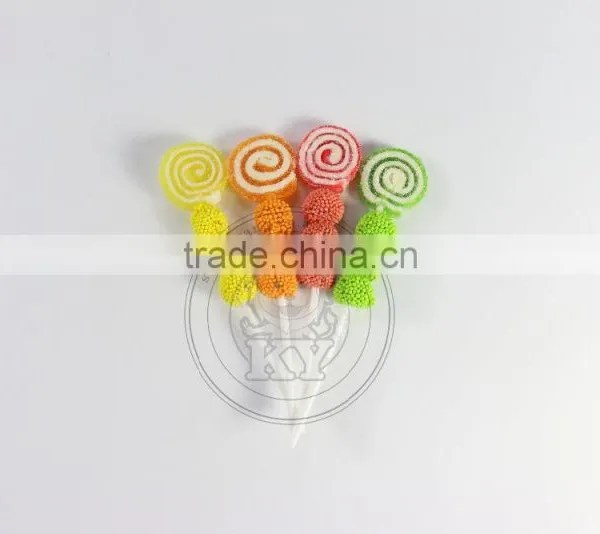 Fruit Gummy Roll With Jelly Ball Pop Lollipop photo-5