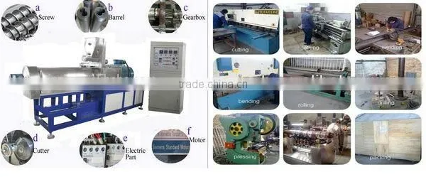Expanded Puffed Snacks Food Making Extruder Production Line photo-3