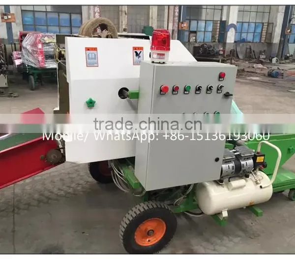 Full Automatic Alfalfa Silage Baler and Wrapper Machine /small Bale Hay Baler photo-4