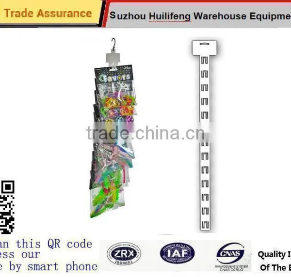 Hang Sell Medium Weight Plastic Merchandiser Strips