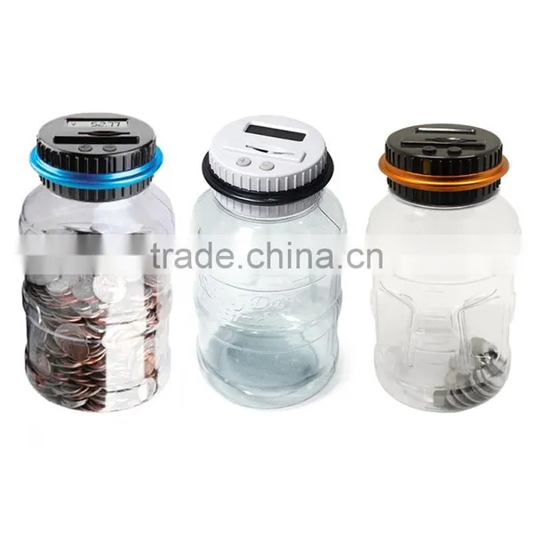 Electronic Counting Coin Saving Pot Large Money Boxes Digital Counting Led Showing Money Jar Piggy Bank photo-3