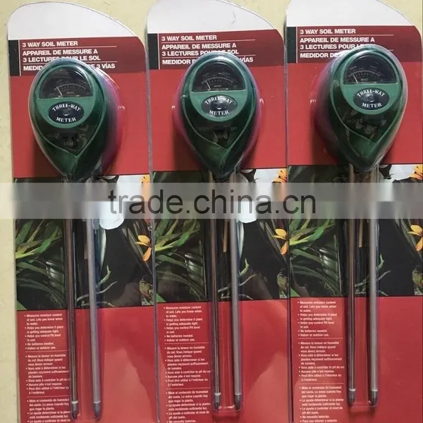 Premium 3-in-1 Soil Tester Meter (Moisture, pH & Light) for Outdoor Plants photo-5