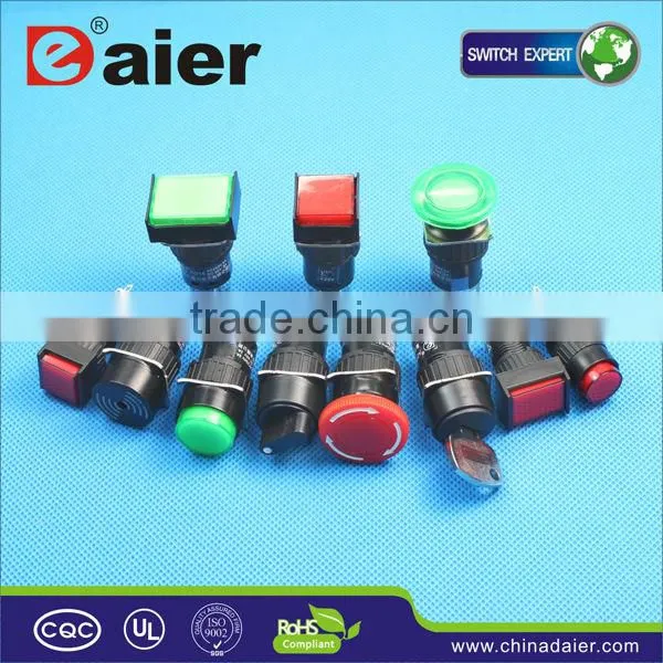 16mm Green 6V Push Button Micro Switch Led photo-1