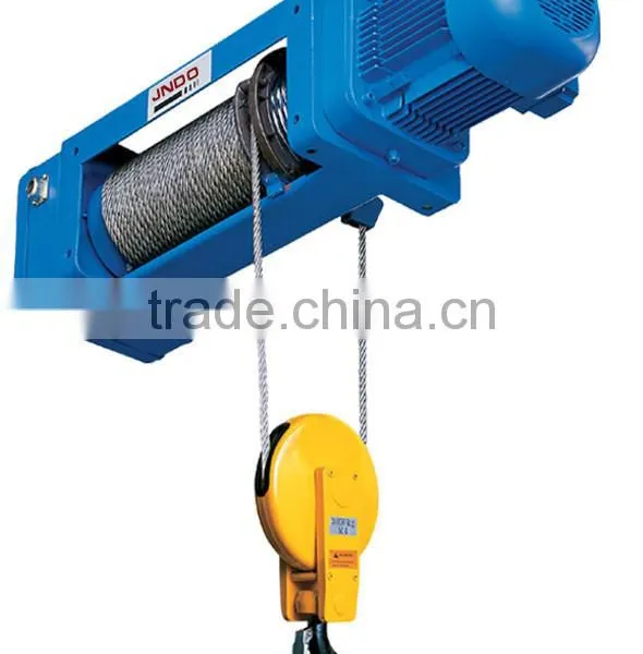 Small Crane Construct Double Speed MD Wire Rope Electric Hoist Crane 2tons photo-2