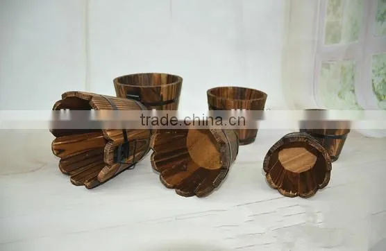Outdoor Wooden Flower Pot, Wood Planter, Planter Box photo-4