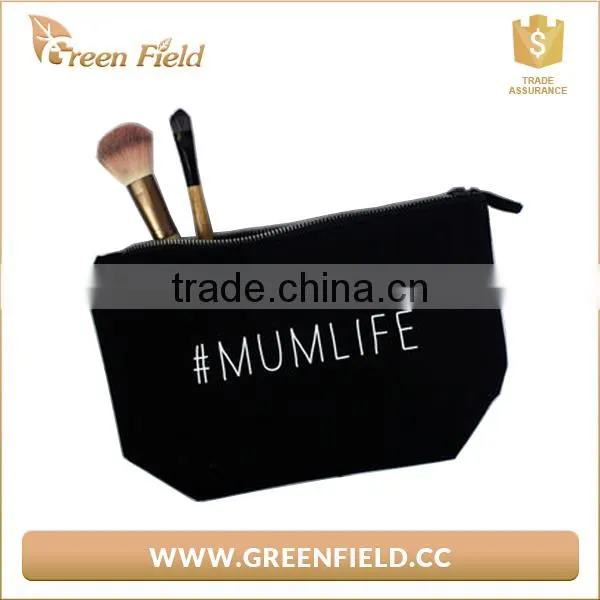 Black Washable Kraft Paper Cosmetic Bag,unique Washable Paper Makeup Cosmetic Bag photo-2