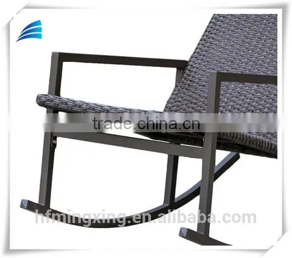 Outdoor Rattan Wicker Rocking Chair photo-2