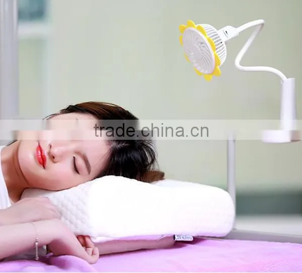 Cute Lovely USB Rechargeable Clip Fan, Student Dormitory Bedside Clip Fan, Mini USB Sunflower Fan photo-5