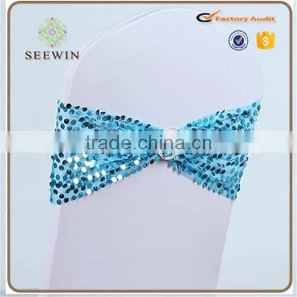 Cheap Sequin Chair Cover Chair Sashes photo-3