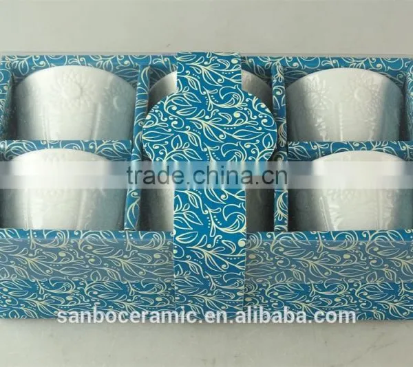 Ceramic Cawa Cup, Cups of Arabic Coffee Cawa, 6 PCS Set photo-4