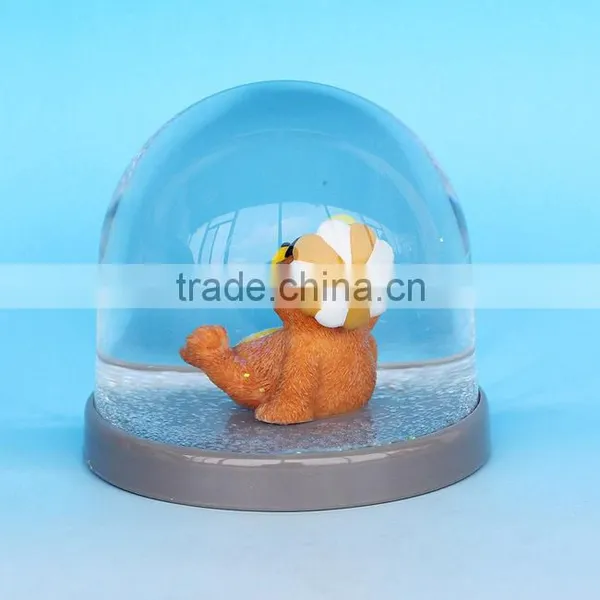 Custom Funny Animals Plastic Resin Snow Globes For Wholesale photo-3
