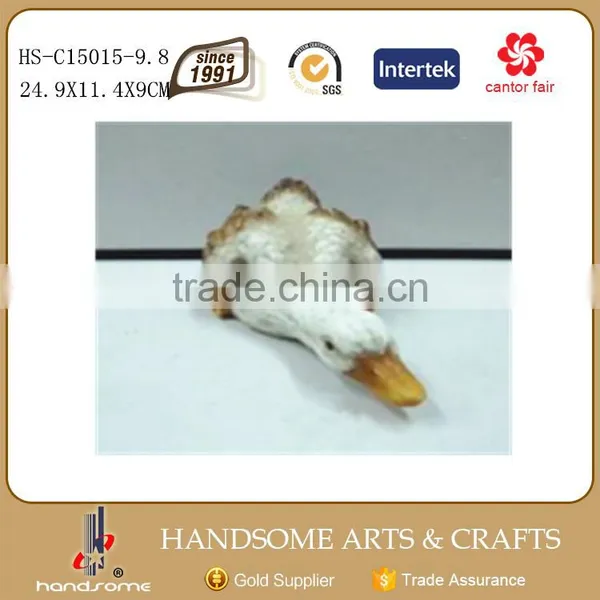 Ceramic Handmade Craft Animal Statue Garden Duck Outdoor Decoration photo-2