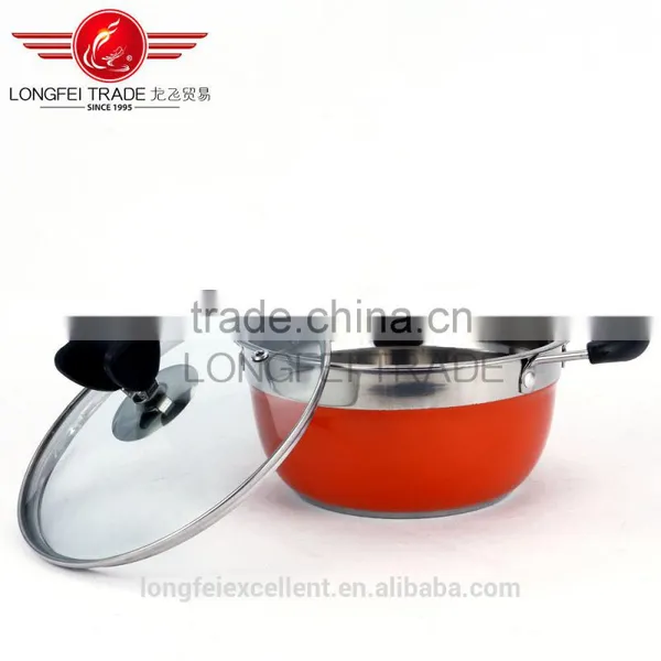 Colorful 10pcs Stainless Steel Best Selling Soup Pot Set/cooking Pot Set photo-4