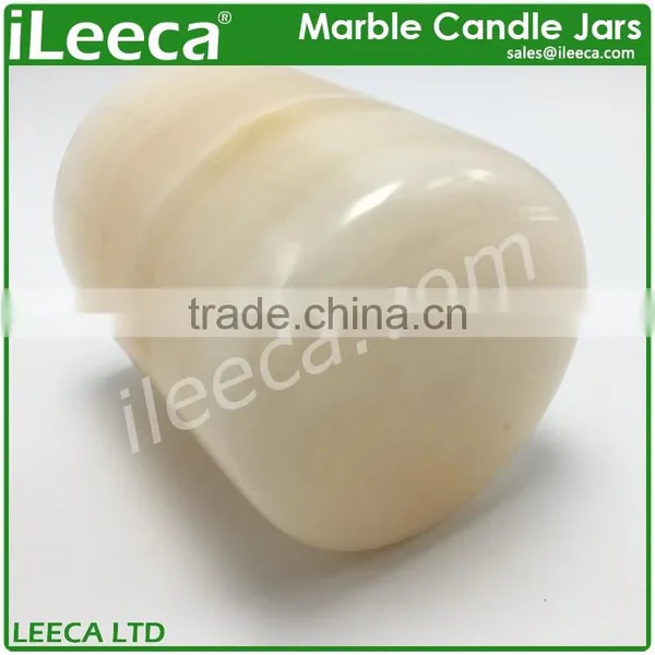 2017 Pillar Marble Stone Candle Jars for Home Decoration photo-2