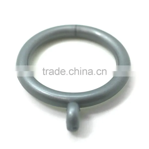 Shower Curtain Track Hooks, Plastic Shower Curtain Hook With Eyelet ID34mm/OD46mm & ID26mm/OD33mm Grey Colour photo-2