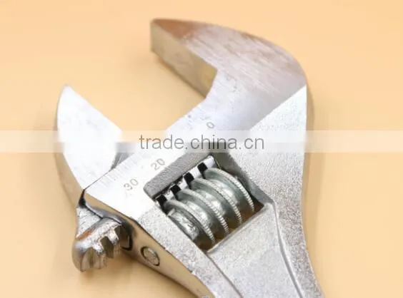 6"to 14" Polishing and Chrome Plated Adjustable Spanner Wrench photo-2