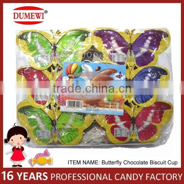 Butterfly Chocolate Cup With Biscuits photo-2