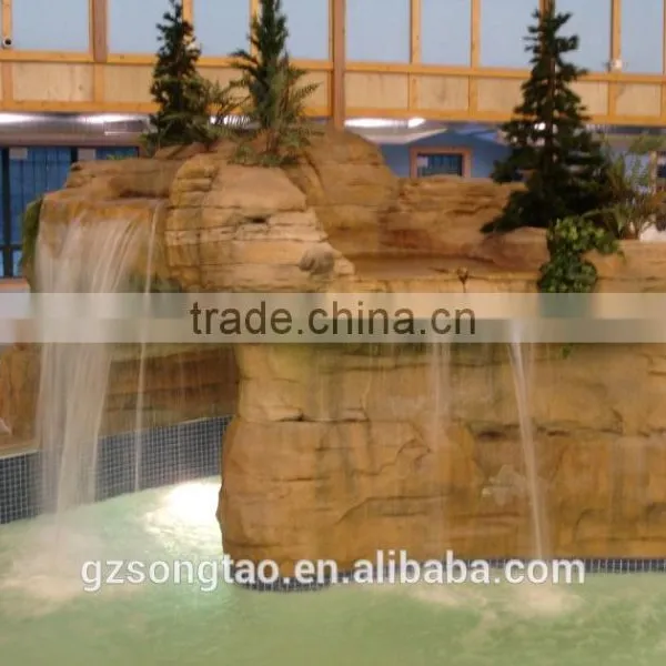 Songtao Outdoor Natural Stone Artificial Rock Waterfall photo-6