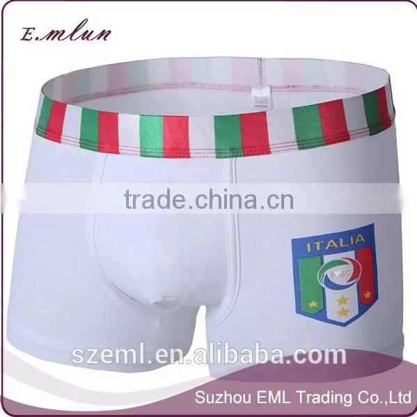 Men New Design Football Printed Seamless Cotton/modal Underwear/men Boxer Shorts photo-4