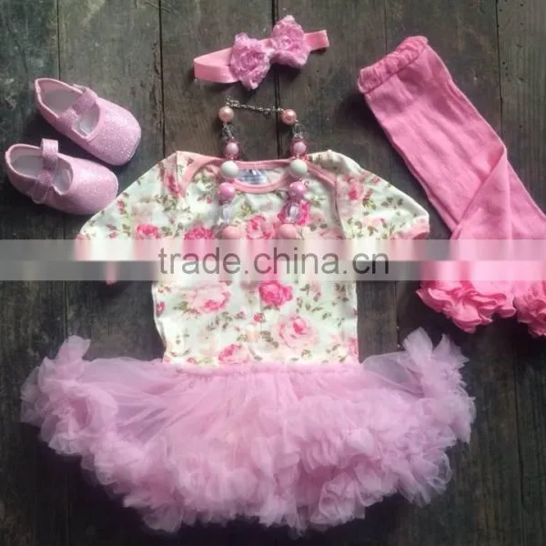 Baby Tutu Dress Romper Suits for Toddler Girl Clothes, Wholesale Kids Romper Set Baby Wear, Baby Bodysuits Cotton Bodysuit photo-4