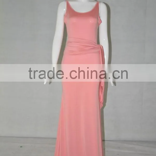 2016 Women Formal Long Sweet Pink Birthday Party Dress,Evening Party Dress photo-2