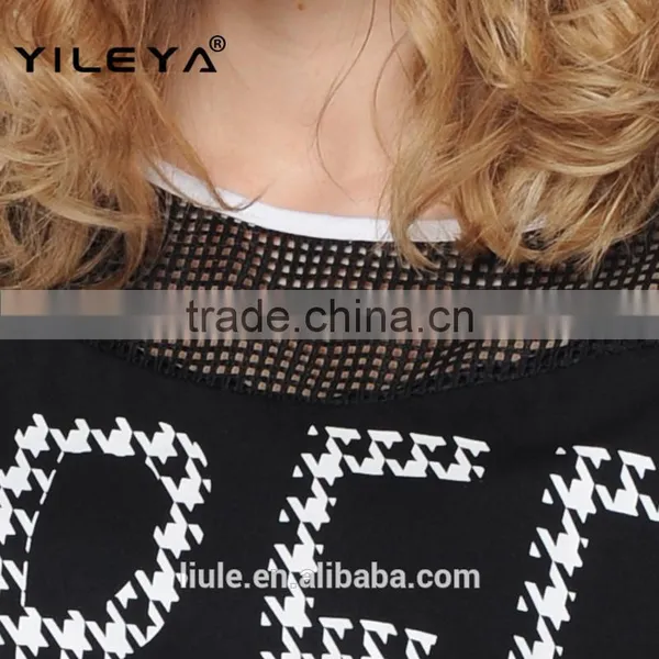 Latest High Fashion Summer Free Pattern Printed Ladies Black Foreign t Shirts, Ladies Cotton t Shirts, Overseas t Shirts photo-5